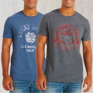Lucky Brand Men’s Graphic Tees 2-Pack